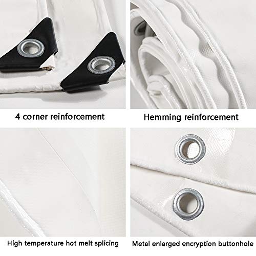 HUAHUA Sonnensegel PVC wasserdichte Plane, Schatten Tuch, Verdickter, Verschlüsselter Sonnenschutz Sonnennetz Mit Ösen… – Bild 3