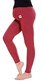 AshopZ Cotton Mix Casual Women's Solid Maternity Leggings