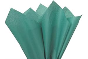 Teal Tissue Paper Squares, Bulk 24 Sheets, Premium Gift Wrap and Art Supplies for Birthdays, Holidays, or Presents by Feronia