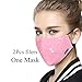 ZWZCYZ Women's Ladies Girls N95 PM 2.5 Cotton & Activated Carbon Respirator Masks Can Be Washed Reusable Masks Multiple Colors (Pink Bow)
