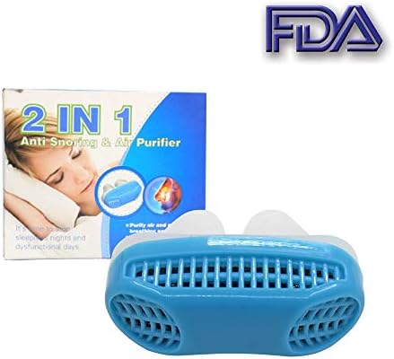 Nose Vents Solution for Comfortable Sleep - Anti Snoring Devices to Ease Breathing - Air Purifier Filter Stop Snore Nasal Dilators (Blue)