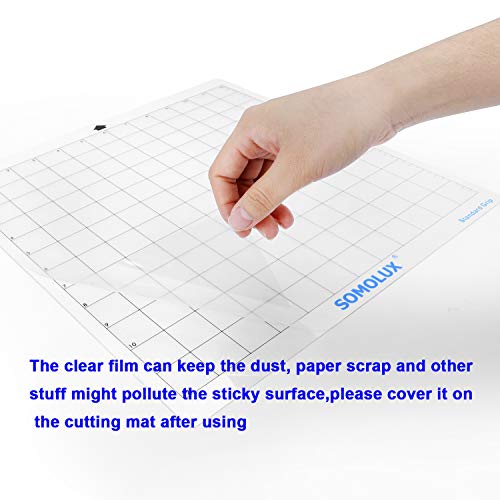 SOMOLUX StandardGrip Adhesive Cutting Mat 3 Pack, Suit for Cameo1,2,3