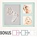 Baby Handprint Kit Picture Frame, Baby Footprint kit Perfect for Newborn Boys and Girls, Baby Shower Registry Gifts, Great Baby Keepsake.