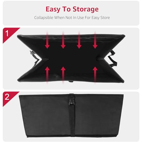 BASENOR Tesla Model 3 Model Y Sub Trunk Organizer Auto Durable