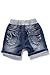 LITTLE-GUEST Baby Boy Shorts Jeans Drawstring Toddler Denim Pant B201(Navy Blue,24-30 M)