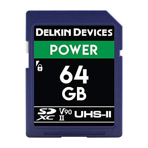 Delkin Devices 64 GB Power SDXC 2000 x uhs-ii U3/V90 Speicherkarte