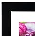 Gallery Solutions 11x14 Black Floating Display of 8x10 Image Picture Frame, 11 inches x 14 inches