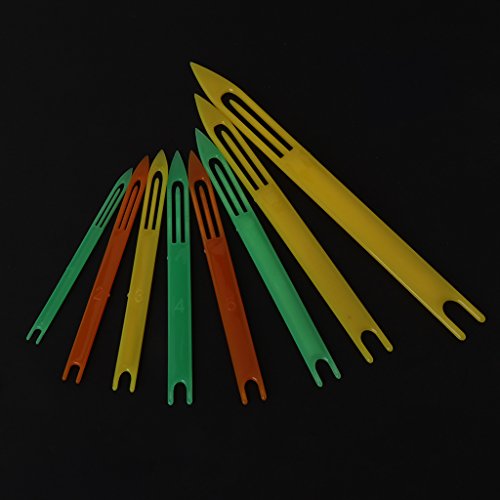 8pcs/Set Fishing Netting Needle Repair Net Line Plastic Shuttles Mending Weaving