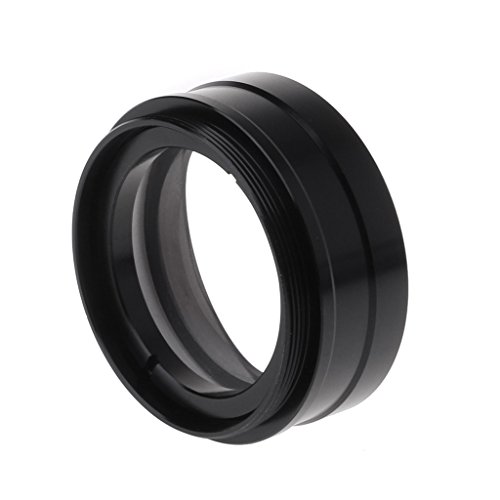 Hukai 0.5X Barlow Lens Auxiliary Objective Glass For XDC-10A Microscope C-MOUNT Lens