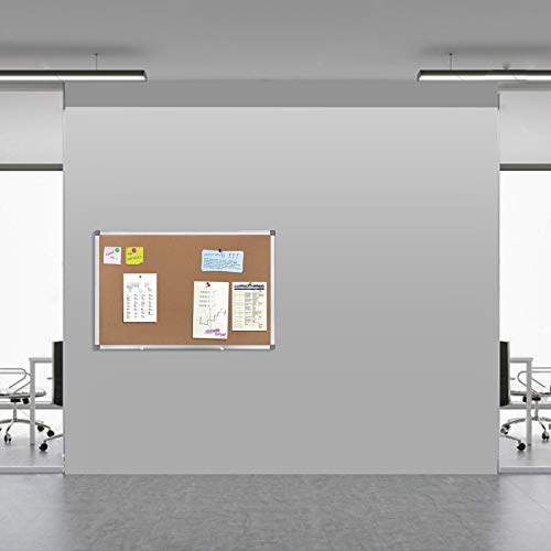 image for WEYOUNG Cork Board - 24 x 36 Bulletin Board Aluminum Framed Pin Board 