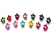 Fireboomoon 40 Pcs Girls Flower Shaped Mini Hair Claws Hair Bangs Hair Pin For Little Girls Mix Colored