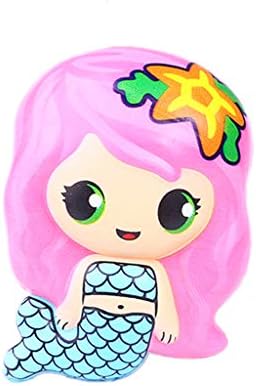SKays Mermaid Squishies, Scented Squeeze Toys Stress Relief Squishy Slow Rising Toy, Animal Kawaii Prime Gift Collection