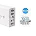 USB Charger, Roopower 40W 8A 5-Port Multi-Port USB Charging Station Wall Travel Charger for iPhone 6s / 6 / 6 Plus, iPad Air 2 / mini 3, Galaxy S7/ Edge/ S6 / Edge / Plus, Note 5 and More - White