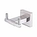 Kes SUS 304 Stainless Steel Coat Hook Double Towel/Robe Clothes Hook for Bath Kitchen Garage Heavy Duty Contemporary Hotel Style Wall Mounted, Brushed Finish, A2461-2