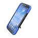 For Samsung Galaxy Mega 6.3 Double Layer Hybrid Stand Cover Case with ApexGears Stylus Pen (Black Blue)
