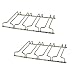 Wallniture Pinot Wine Glass Holder Under Cabinet Organization and Storage for Kitchen Decor, 17