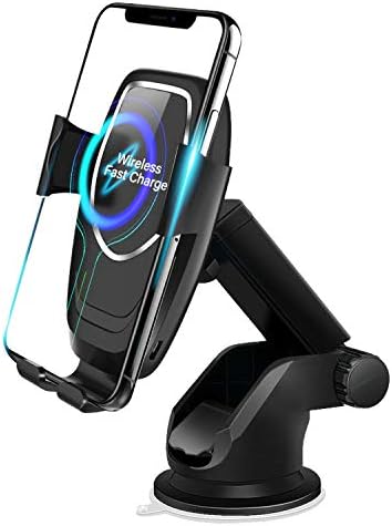 Wireless Car Charger Mount, Leebote Automatic Clamping Windshield Dashboard Car Phone Charger, Qi Fast Charging Compatible with iPhone Xs Max XR X 8 8+, Samsung and LG and More