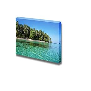 Beautiful Tropical Scenery Landscape Pristine Caribbean Island Nature Beauty - Canvas Art Wall Art - 12" x 18"