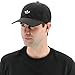 adidas Originals Men's Relaxed Modern II Strapback Cap, Black/Silver, One Size