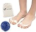 Toe Separators - Yoga Massage Ball - for Bunions, Hammertoe - Foot Pain Relief by ProTragen