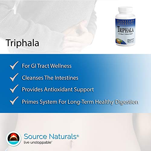Herbals Triphala Internal Cleanser 1000mg for GI Tract