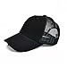 VOBOOM Men's Vintage Washed Adjustable Mesh Trucker Baseball Cap Hat BQ020 (Black)