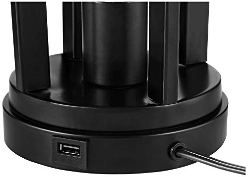 image for Marcel Modern Industrial Table Lamps Set of 2 with Nightlight LED USB 