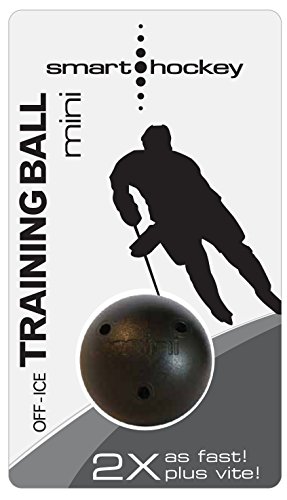 Smarthockey 3oz Swedish Mini Hockey Training Speed Ball - Black 3-Pack - Thumbnail 2