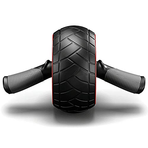 Staron  Abdominal Bomb Type Rubber Abdominal Muscle Roller Silent Giant Wheel - Exercise Wheel for Home Gym - Fitness Equipment & Accessories (Black)