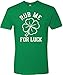 Panoware Men's Irish St Patricks Day T-Shirt | Rub Me for Luck Shamrock