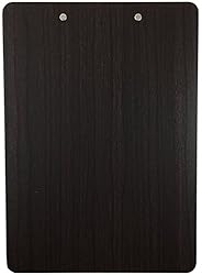 Clipboard Dark Grain Vinyl Surface Low Profile Clip