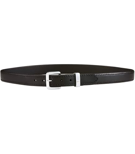 Aker Leather B21 Concealed Carry Gun Belt, Black Full Leather Lining Dress