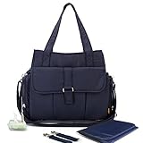 YONOVO Baby Diaper Bag Tote with Changing Pad, Insulated Compartment and Storage Pockets