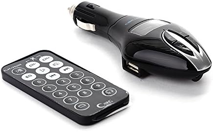 BearsFire Car MP3 Bluetooth FM Transmitter Wireless In-Car Radio Adapter Handsfree Phone Calling Car Kit USB Charger with TF Card and Calling Remote Control for iPhone,iPad and Other Bluetooth Device