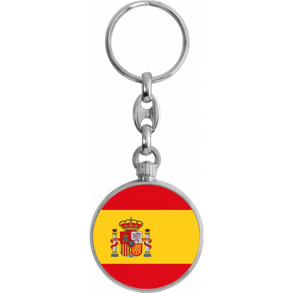 Toff London Spain Flag Keyring
