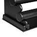 SONGMICS 3-Tier Bracelet Holder Watch Necklace Jewelry Bangle Display Stands Gift for Girls and Women, Faux Leather, Black UJDS104