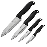 Ceramic Knives Set FeelingCool Essential Kitchen Knives with Sheaths–6