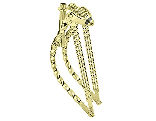 Bike 20" Bent Triple Square Twisted Spring Fork