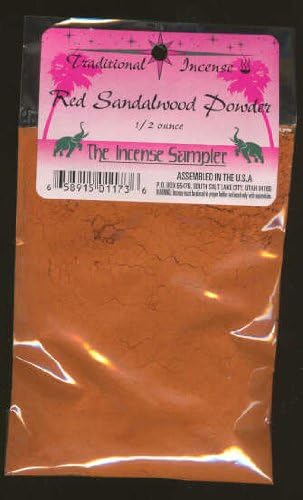 Red Sandalwood Powder - 1/2 Ounce - Natural Incense