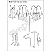 Simplicity Creative Patterns 8139 Misses' Vintage Bathing Dress and Beach Coat, H5 (6-8-10-12-14)