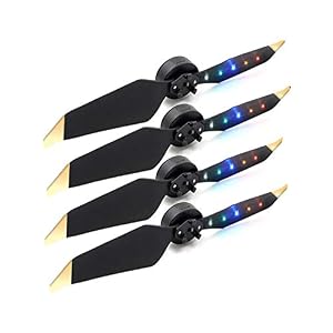 Image of STARTRC Low-Noise Quick-Release Propellers Folding LED Light Flash Propellers for Mavic Pro or Mavic Pro Platinum 2 Pairs
