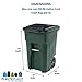 Plasticplace 95-96 Gallon Garbage Can Liners │ 2 Mil │ Clear Heavy Duty Trash Bags │ 61” x 68” (50 Count) (W95LDC)