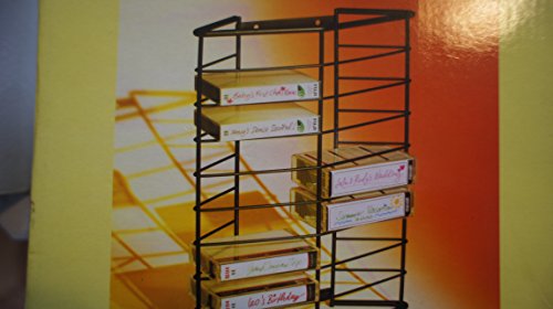 Atlantic VHSC, 8MM, & HI 8 Storage Steel Tower Rack 18 Capacity - Thumbnail 2