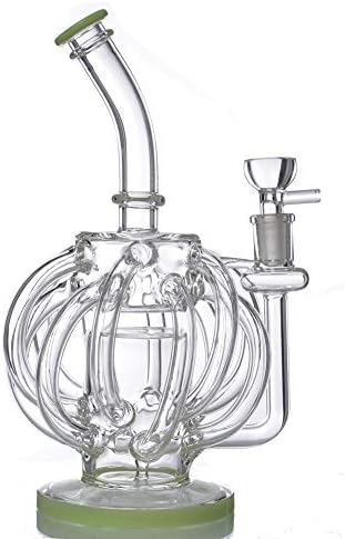 9.5 Inch Awesome Handmade Glass Artwork - Green