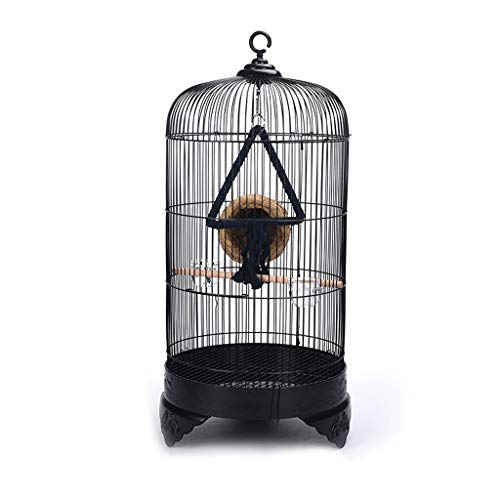 Birdcage European Style Birdcage Round Metal Bird Villa Outdoor Indoor Ornamental Bird Cage Base