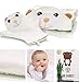 MICHLEY Animal Hooded Baby Towel Washcloth,Toddler Premium Cotton Absorbent Bathrobe for Girls Boys 2-6 Year (Fox)