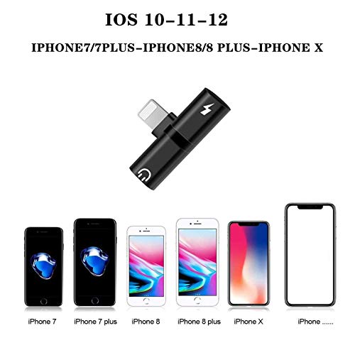 image for Hamdol Headphone Adapter for iPhone X/Xs/XR/7/7plus/8/8plus Dongle Ear
