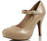 City Classified Women's Comfort Dennis Mary Jane High Heel