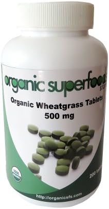 Organic Wheatgrass Tablets, 500mg, 120 Tablets