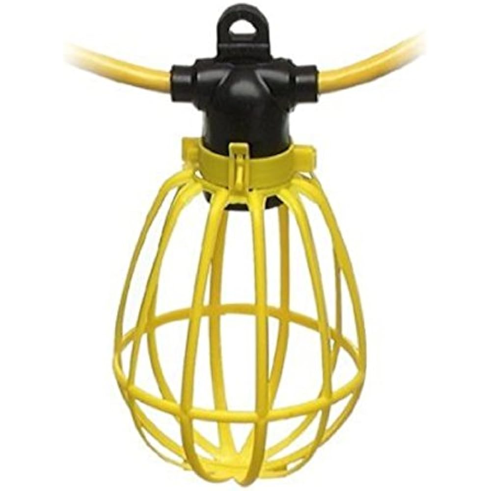 100 Foot Outdoor Yellow Commercial Plastic Cage String